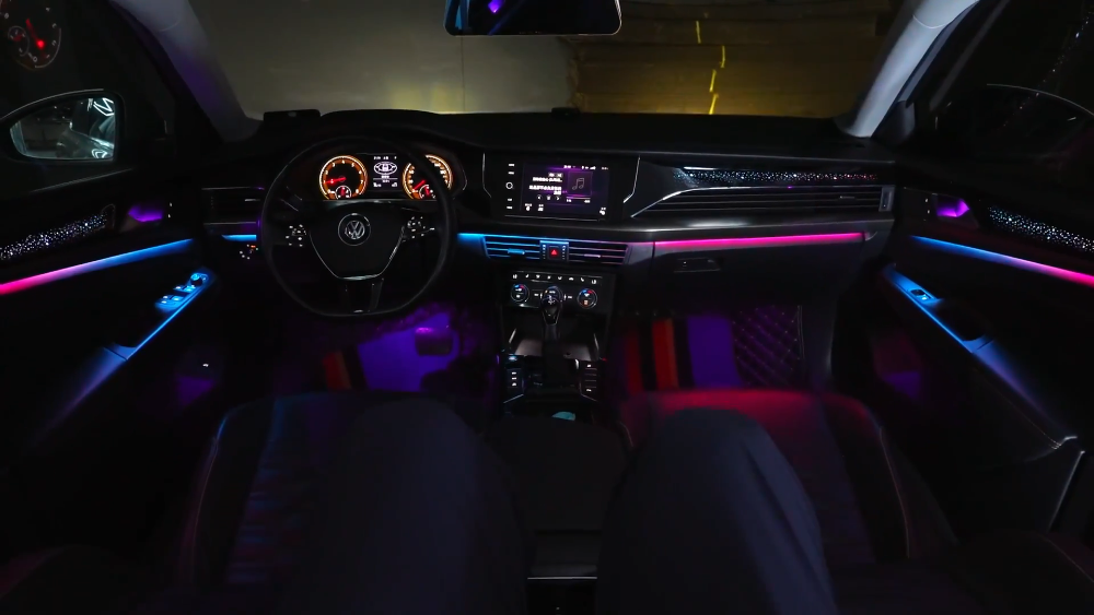 For Volkswagen VW Passat 2019-2025 Dynamic Symphony Car Interior Ambient Lighting 64 Color Trim Decoration Accessories