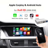 For Audi Q5 2008-2022 Wireless CarPlay & Android Auto Interface, with AirPlay Mirror Link Car Play Functions