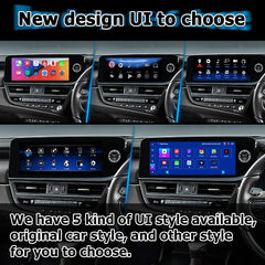 Lexus ES Android13 base Navigation Video Interface box Apple CarPlay & Android Auto Upgrade Module
