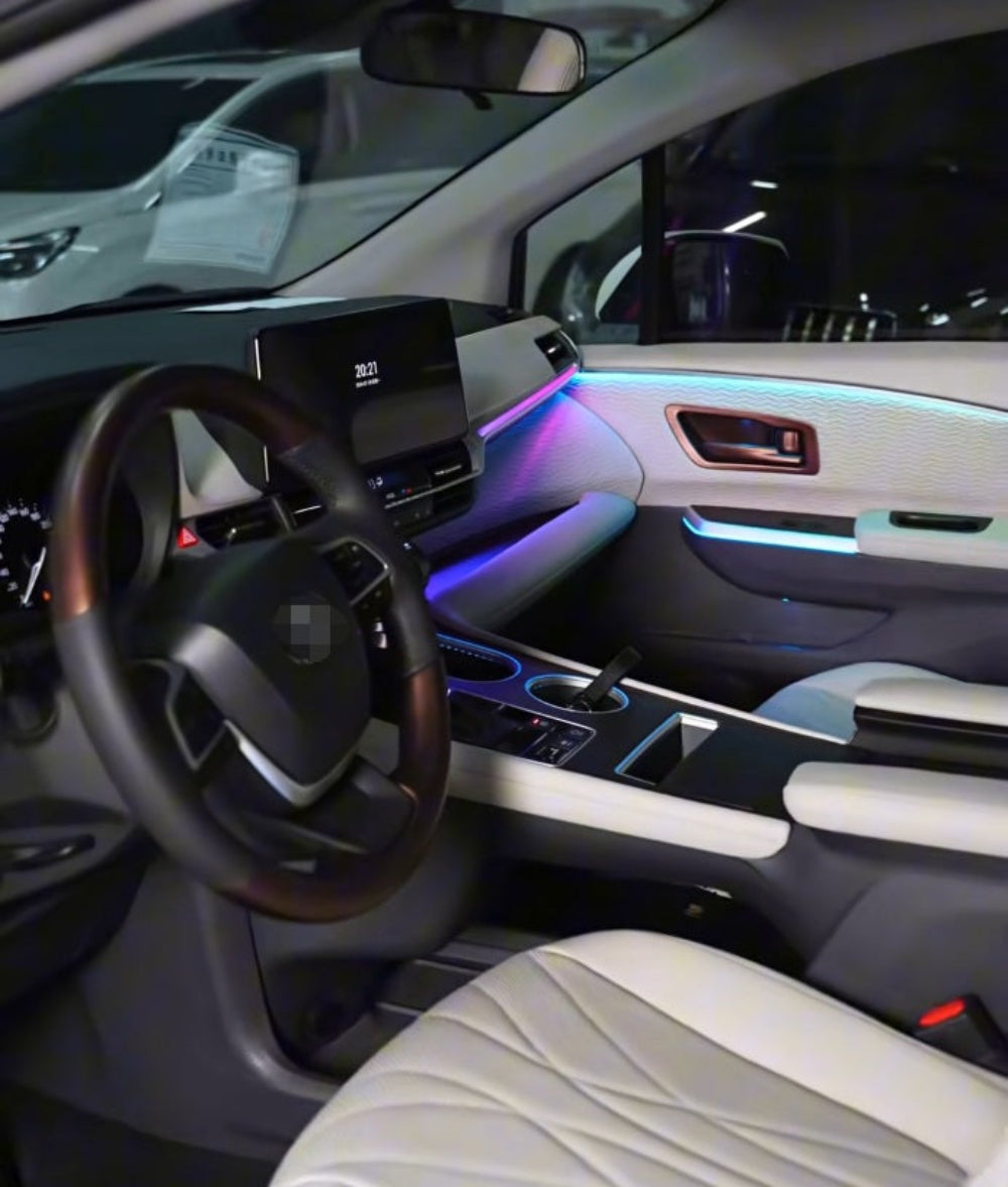 Upgrade Symphony Led Car Interior Ambient Lighting for Toyota Sienna 2021-2024 Strip Decoration Accessories Carputech