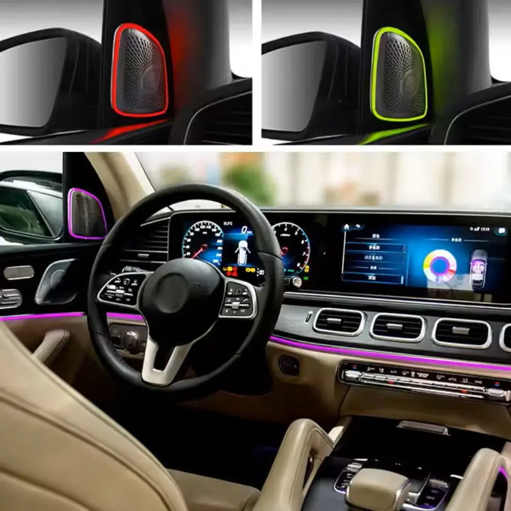 For 2020-2025 Mercedes-Benz GLE/GLS W167 X167 LED Ambient Lighting