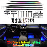 Upgrade 256 Colors Symphony Led Car Interior Ambient Lighting for Lexus NX 2015-2021 Atmosphere Strip Accessories Carputech