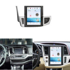 Autoradio 12,1" Qualcomm pour Toyota Highlander 2015-2021, stéréo, Carplay, mise à niveau, écran de style Tesla, Android Auto, navigation GPS, lecteur multimédia