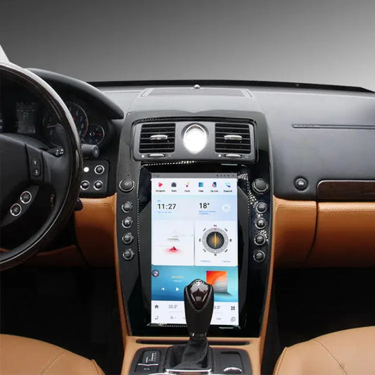 Autoradio 13,9" Qualcomm pour Maserati Quattroporte 2004-2012, mise à niveau Carplay, écran de style Tesla, Android Auto, navigation GPS, lecteur multimédia