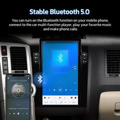 Autoradio 13,6" Qualcomm pour Toyota Sequoia 2007-2018, stéréo, Carplay, mise à niveau, écran de style Tesla, Android Auto, navigation GPS, lecteur multimédia