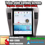 10.4" For Toyota Camry 2006-2011 Car Radio Stereo Carplay Upgrade Tesla Style Screen Android Auto GPS Navigation Multimedia Player Carputech