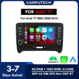 Audi TT 2006-2015 | Apple Carplay & Android Auto | Android 12 8Core 8+128G Car Radio Carputech