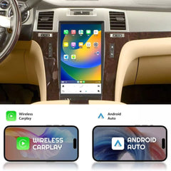 Autoradio 13,6" Qualcomm pour Cadillac Escalade 2006-2015, stéréo, Carplay, mise à niveau, écran de style Tesla, Android Auto, navigation GPS, lecteur multimédia