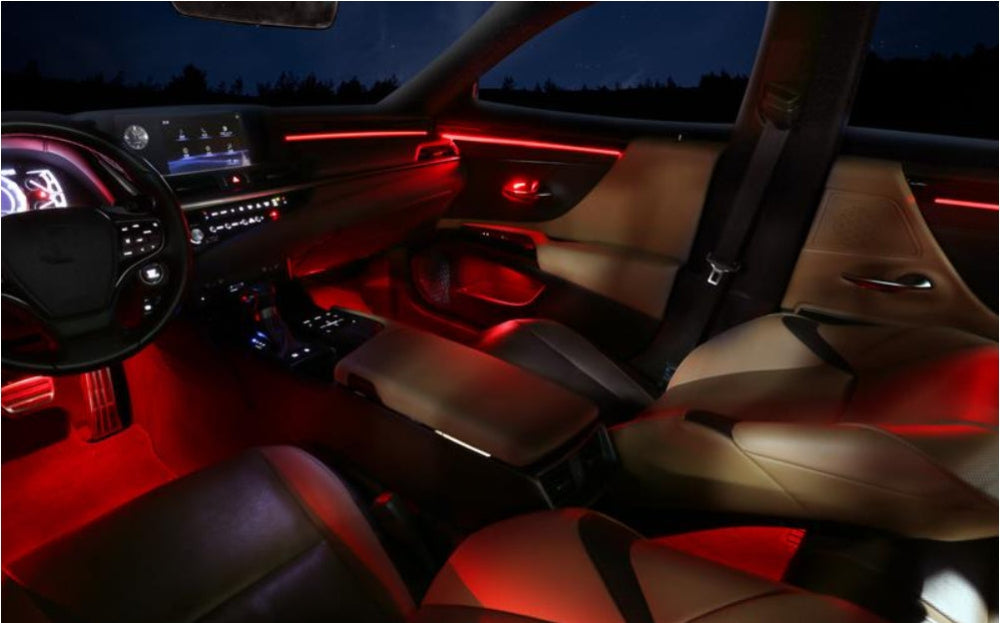 Dynamic Ambient Lighting for LEXUS ES 2018 - 2024 Interior LED Lighting Upgrade Trim Panel Accessories Kit Carputech