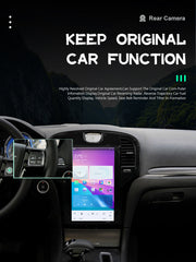 14.4" Qualcomm pour Chrysler 300 300C 300S 2011-2023 Autoradio Stéréo Carplay Mise à Niveau Écran Style Tesla Android Auto Navigation GPS Lecteur Multimédia