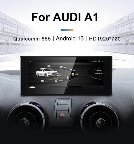 Android 12.0 Car Radio Touch Screen For Audi A1 2010-2018 | Apple Carplay & Android Auto Car Multimedia IPS Screen GPS Navigation Stereo DSP Netlifx