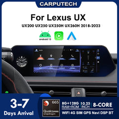 Lexus UX UX 200 UX 250 UX 250H UX 260H 2018-2023 Carplay Android auto Autoradio Lecteur Multimédia Android 13 Carplay GPS 4G Stéréo 