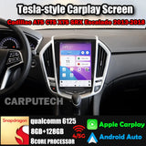 10.5" Qualcomm For Cadillac ATS CTS XTS SRX Escalade 2013-2018 Car Radio Stereo Carplay Upgrade Tesla Style Screen Android Auto GPS Navigation Multimedia Player Carputech