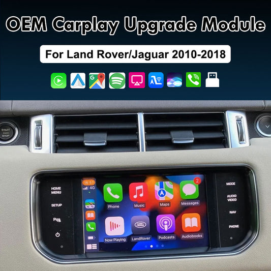 For Apple Wireless Carplay For Land Rover/Jaguar/Range Rover/Evoque/Discovery Android Auto Ai Box Multimedia USB Navigation DSP