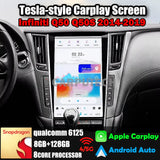 13.6" Qualcomm For Infiniti Q50 Q50S 2014-2019 Car Radio Stereo Carplay Upgrade Tesla Style Screen Android Auto GPS Navigation Multimedia Player Carputech