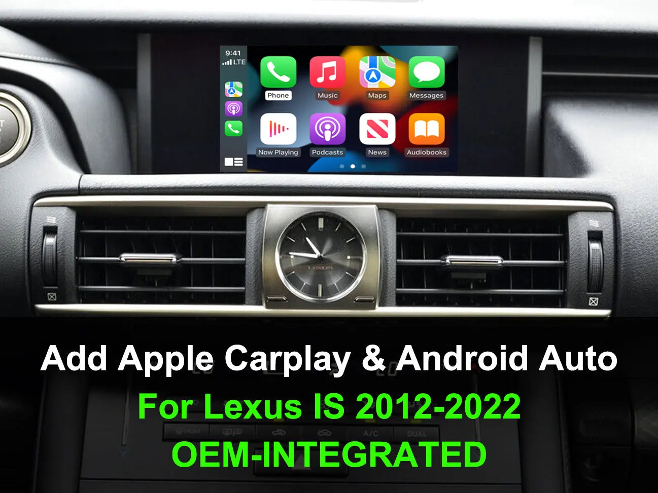 Android Auto Upgrades OEM Apple CarPlay & Android Auto Upgrade Module for Lexus IS 2013-2022 ...