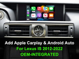 OEM Apple CarPlay & Android Auto Upgrade Module for Lexus IS 2013-2022 Carputech