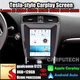 10.4" Qualcomm For Lexus IS IS200 IS250 IS300 IS350 2005-2012 Car Radio Stereo Carplay Upgrade Tesla Style Screen Android Auto GPS Navigation Multimedia Player Carputech