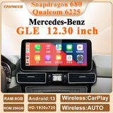 New 12.3inch Android13 Wireless CarPlay AUTO For Mercedes Benz GLE AMG C63 NTG Car Video Players GPS Multimedia Screen Dashboard Carputech