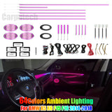 64 Colors Ambient Lighting for BMW X5 X6 F15 F16 2014-2018 Interior Lights LED Door Speaker Cover Accessories Carputech