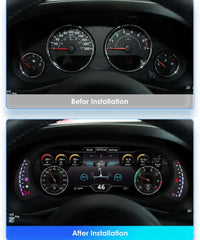 12,3 "LCD Digital Dashboard Cluster Für Jeep Wrangler 2010-2018 Auto Panel Tacho Virtuelle Cockpit 