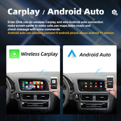 8.8inch 8 Core Android 13 System Car Radio Stereo For Audi Q5 2009-2016 WIFI 4G 8+128GB Carplay BT Touch Screen GPS Navi Receiver