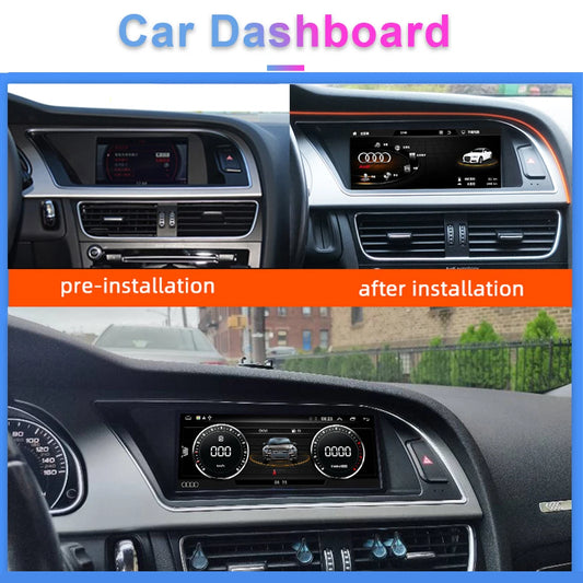 For Audi A5 2009-2016 8.8inch 8 Core Android System Car Display Screen WIFI 4G SIM BT GPS Navi Touch Stereo Player Carplay
