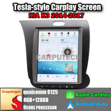 10.4" For KIA K3 2014-2017 Car Radio Headunit Stereo Carplay Upgrade Tesla Style Screen Android Auto GPS Navigation Multimedia Player Carputech