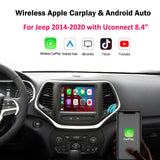 Carputech Wireless Apple CarPlay For Jeep Grand Cherokee XJ KL Wrangler 2014-2020 Compass Commander Car Play Android Auto Mirror Carputech