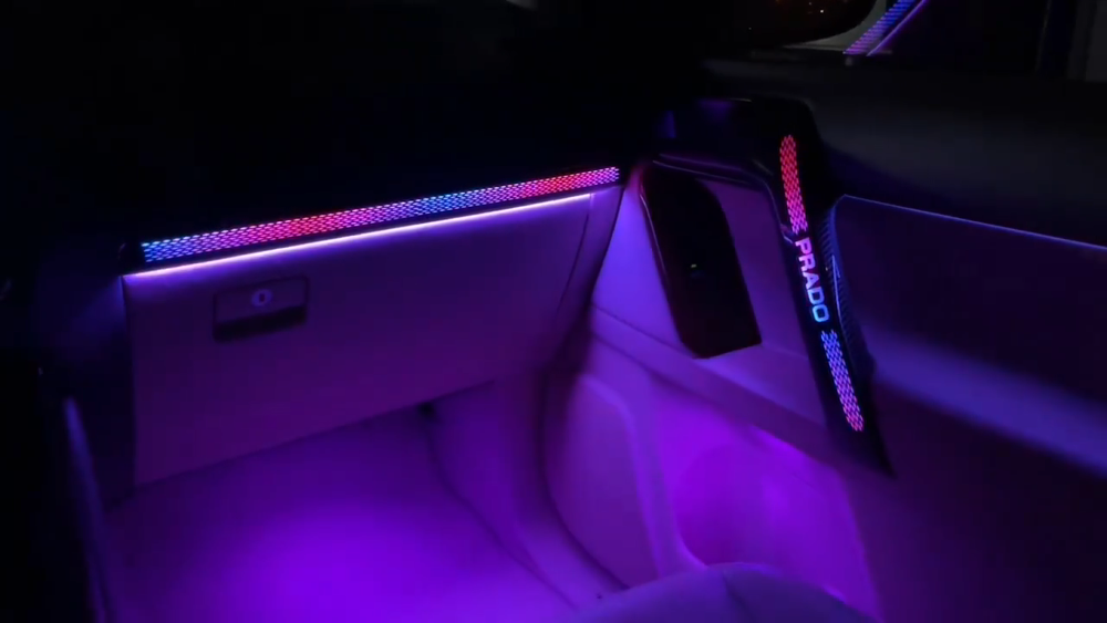 64 Colors Dynamic Ambient Lighting for Toyota Prado 2010-2019 Interior LED Lighting Upgrade Accessories Carputech