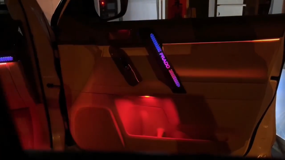 64 Colors Dynamic Ambient Lighting for Toyota Prado 2010-2019 Interior LED Lighting Upgrade Accessories Carputech