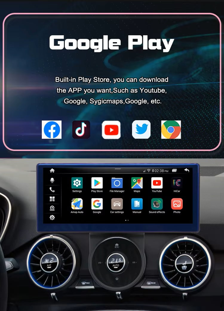 10.25'' For Audi TT RS 2015-2022 Android Screen Infotainment