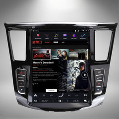 12.1" Qualcomm pour Infiniti JX35 2011-2020 Autoradio Stéréo Carplay Mise à Niveau Écran Style Tesla Android Auto Navigation GPS Lecteur Multimédia 