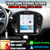 10.4" For NISSAN Juke 2011-2019 Car Radio Headunit Stereo Carplay Upgrade Tesla Style Screen Android Auto GPS Navigation Multimedia Player Carputech