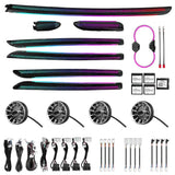 64 Colors Dynamic Ambient Lighting for Audi A3 S3 2013-2020 Car Interior Lighting Upgrade Accessories Air Vent Light Carputech