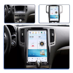 13,6 Zoll Qualcomm für Infiniti G25 2007–2013 Autoradio-Stereo-Carplay-Upgrade Tesla-Stil-Bildschirm Android Auto GPS-Navigation Multimedia-Player 