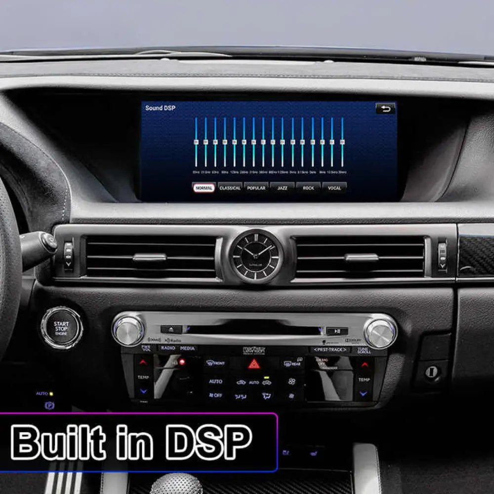 12.3 Inch Android Carplay Car Radio Multimedia Auto Play Interface Screen For Lexus GS200T GS250 GS300H GS350 GS450H GSF GSTurbo 2012-2021 Carputech