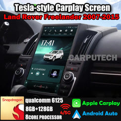Autoradio 13,6" Qualcomm pour Land Rover Freelander 2007-2015, stéréo, Carplay, mise à niveau, écran de style Tesla, Android Auto, navigation GPS, lecteur multimédia