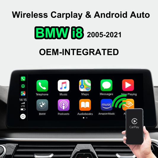 BMW i8 2005-2021 | Module Apple Carplay et Android Auto 