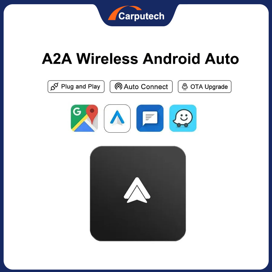Carputech A2A Wired to Wireless Android Auto Adapter For Wired Android Auto Cars