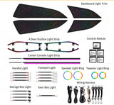 Dynamic Symphony Colorful Ambient Lighting for LEXUS NX 2022-2025 Interior LED Light Trim Upgrade Accessories Carputech