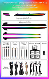 Dynamic Ambient Lighting for Honda CR-V 2017-2022 5th Gen Interior Lighting Upgrade Accessories
