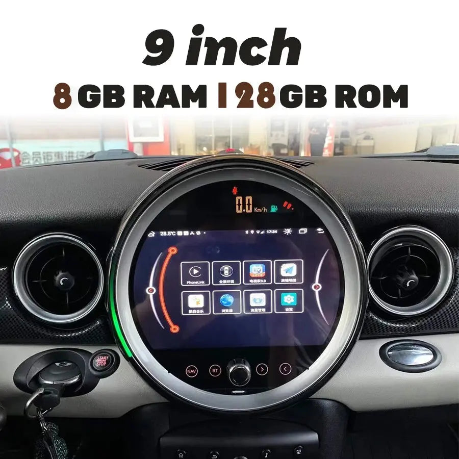 Android 13 Screen For BMW Mini One R56 R57 R58 R60 Cooper S 2007-2017 ...