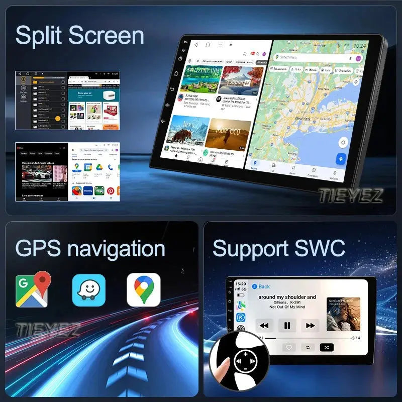 Android 14 Carplay Auto For Ford Fusion Mondeo 5 2014 - 2019 Car Radio Multimedia Video Player Navigation GPS  No 2Din 2 Din DVD Carputech