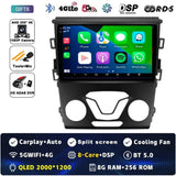 Android 14 Carplay Auto For Ford Fusion Mondeo 5 2014 - 2019 Car Radio Multimedia Video Player Navigation GPS  No 2Din 2 Din DVD Carputech