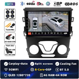 Android 14 Carplay Auto For Ford Fusion Mondeo 5 2014 - 2019 Car Radio Multimedia Video Player Navigation GPS  No 2Din 2 Din DVD Carputech
