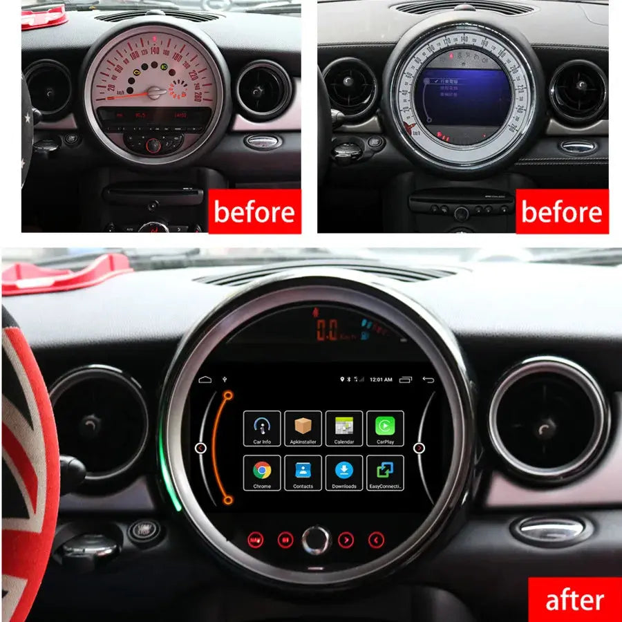 Android Auto Car Radio For BMW Mini Cooper R56 R60 2007-2014 Carplay ...