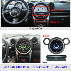Carplay Android Auto Car Radio For BMW Mini Cooper R56 R60 2007-2014 Android 13.0 GPS Navigation Head Unit Video Player Tape Recorder Stereo