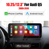 10.25"/12.3" Linux Car Multimedia Touch Screen for Audi Q5 (2009–2016)