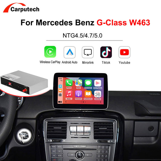 Wireless CarPlay for Mercedes Benz G-Class W463 with Android Auto Interface Mirror Link AirPlay Car Play